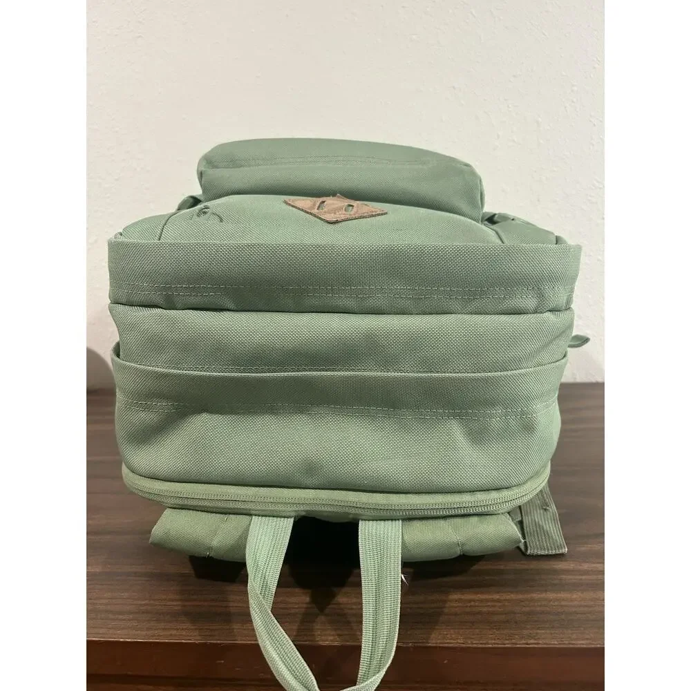 JanSport Main Campus Fx Backpack‎ Cordura Green Laptop Sleeve Pocket Loden Frost